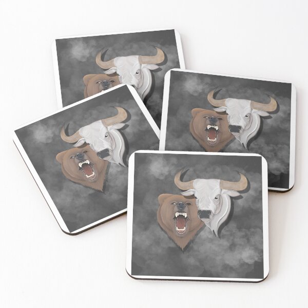 Item preview, Bear and bull designed and sold by kyleeshirah.