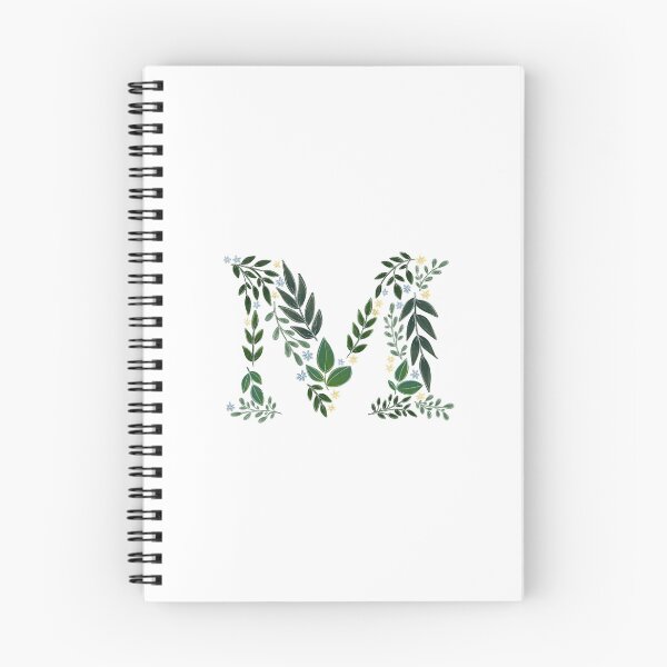 Item preview, Floral M - Initial M designed and sold by CreativeMisc.