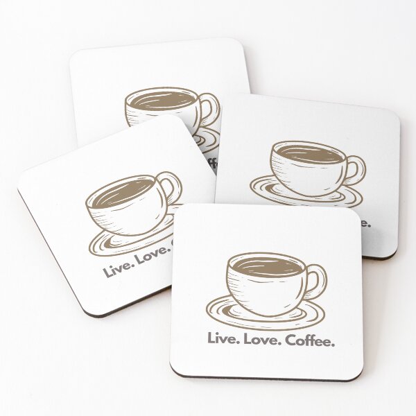 Item preview, Live. Love. Coffee. Gotta love your go go juice! Check out this cute coffee design. designed and sold by HandCraftedArt.