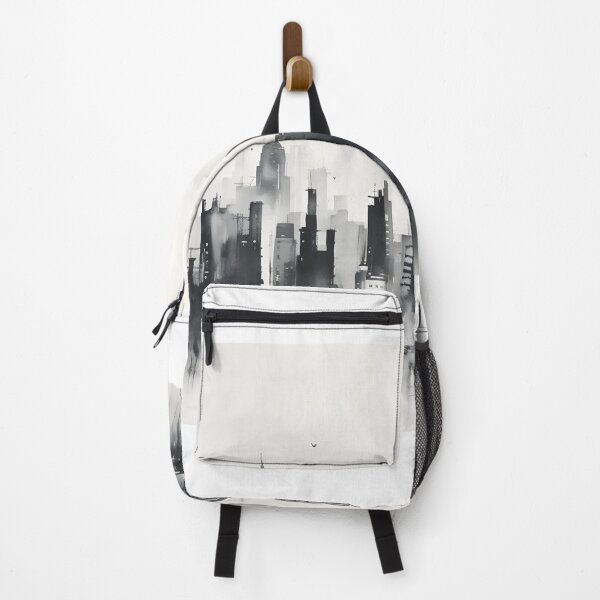 Item preview, Japane Ink Style Urban City designed and sold by DigiWorldAi.