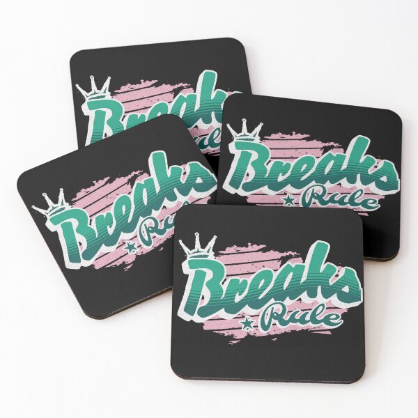 Item preview, BREAKS  - Rule (Light pink/aqua)  designed and sold by Discothreadz.