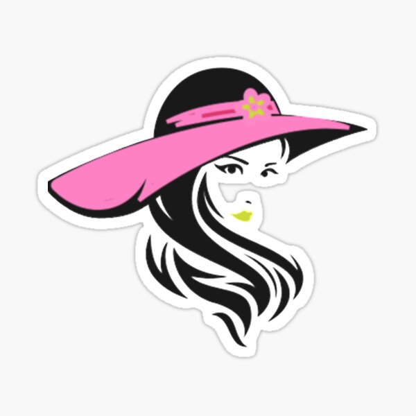 woman face roblox(2) Sticker for Sale by Agankunje