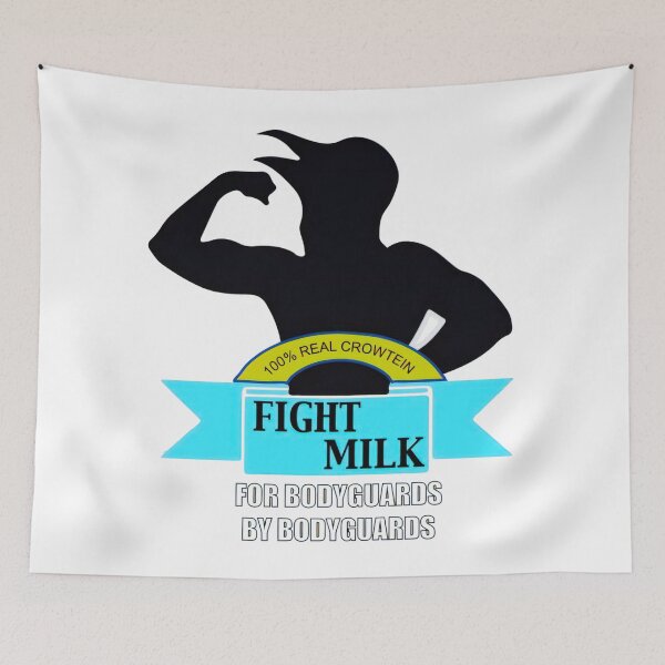 Item preview, fight milk bodyguards designed and sold by Stikishopy.