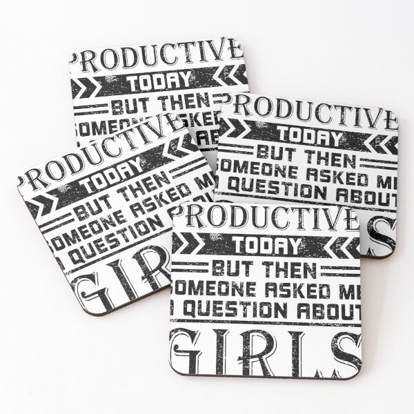 Item preview, I Was Going To Be Productive Today But Then Someone Asked Me A Question About Girls designed and sold by Agankunje.
