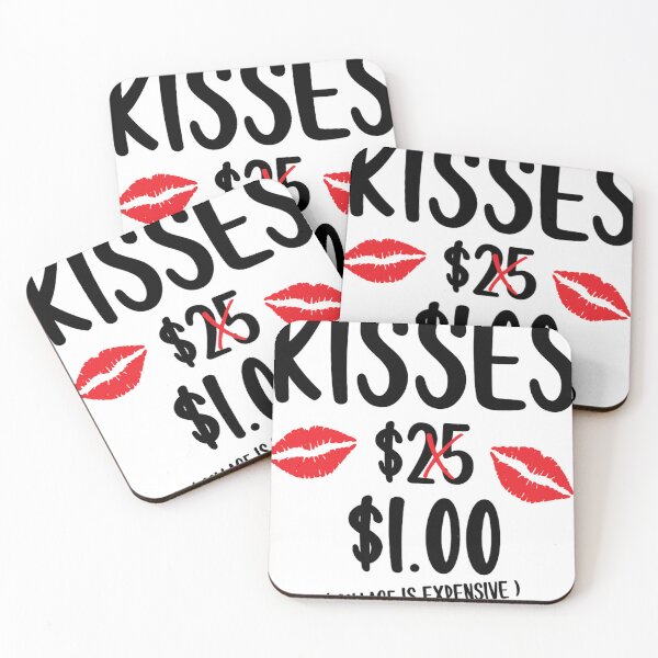 Item preview, Kisses $1.00 - collage is expensive - Black designed and sold by Agankunje.