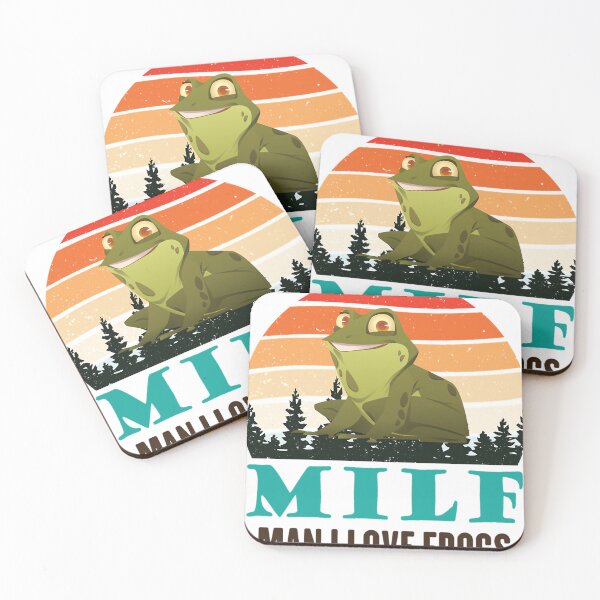 Item preview, MILF Man I Love Frogs- Black designed and sold by Agankunje.