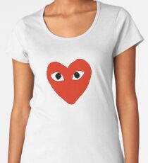 Comme des garçons Red Heart Play Women's Premium T-Shirt