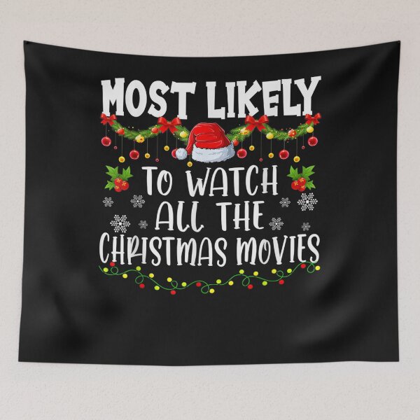 Item preview, Most Likely To Watch All The Christmas Movies Xmas Lights  designed and sold by TimmyWilch.