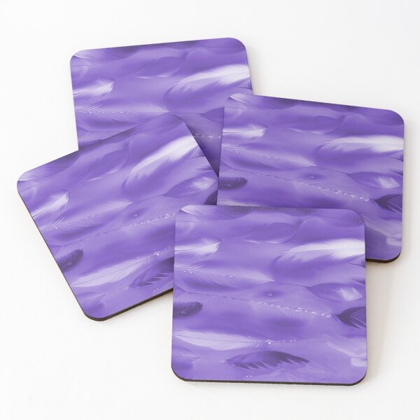 Item preview, Feathers Lavender and Deep Violet and Purple Background designed and sold by deniselynnimage.