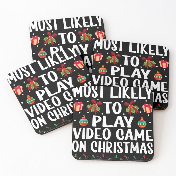 Item preview, Funny Christmas Most Likely To Play Video Game On Christmas  designed and sold by CaesarHudson.