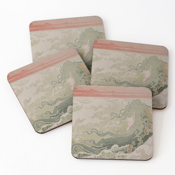 Item preview, Henri Privat-Livemont, The Wave designed and sold by NouveauEra.