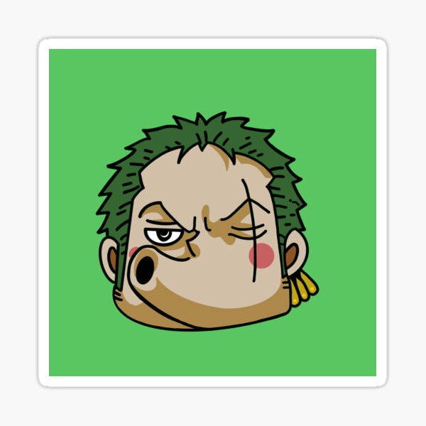 one piece sleeping zoro Sticker for Sale by mayvsantillan