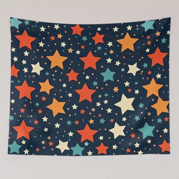 Item preview, Fun stars pattern design designed and sold by SweetWhiskers.