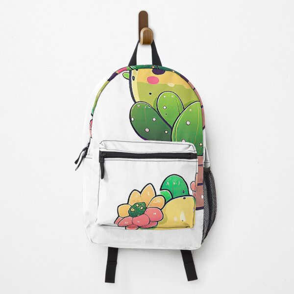 Item preview, Kawaii Cactus Delight: Adorable Cactus Sticker with Blooming Flowers designed and sold by stickergeek23.