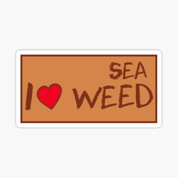 Item preview, Mr. Krabs’ Bumper Sticker I love Seaweed designed and sold by TheBullishRhino.