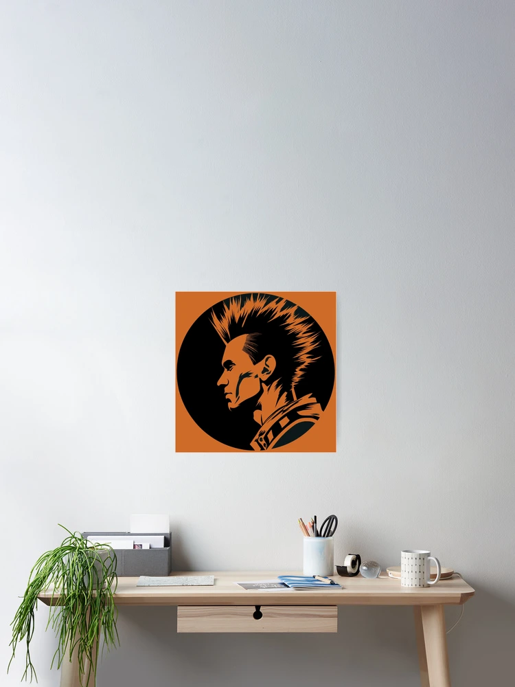 Thumbnail 2 of 3, Poster, Punk Rocker designed and sold by Okinawa by Design.