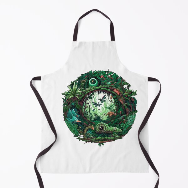 Item preview, Rainforest Of Robot Mechanical Creatures, Birds and Plants, VERSION 2 - For Hippies or Anyone Who Loves Nature designed and sold by AlanPhotoArt.