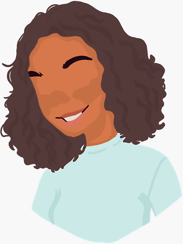 woman face roblox  Sticker for Sale by Agankunje