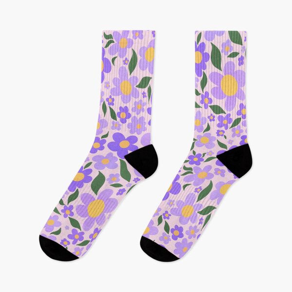 Item preview, Purple Seamless Floral Pattern designed and sold by AnchoredMae.