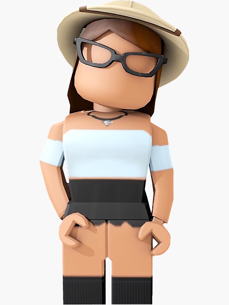 woman face roblox  Sticker for Sale by Agankunje