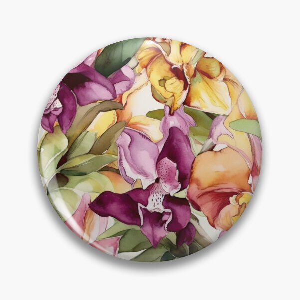 Item preview, Colourful Wild Orchid Floral Pattern designed and sold by sandy3105.
