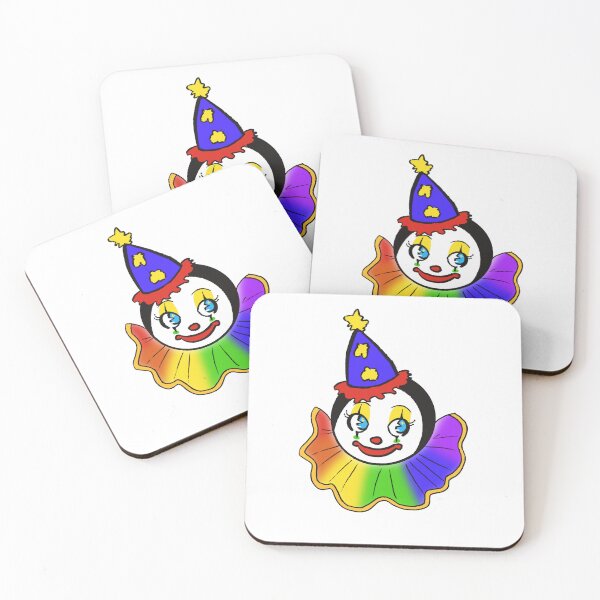 Item preview, Rainbow clown designed and sold by vparcarts.