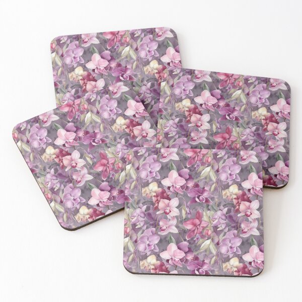 Item preview, Feminine Pink and Purple Orchids designed and sold by sandy3105.