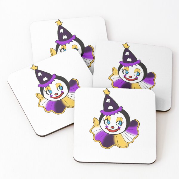 Item preview, Nonbinary clown designed and sold by vparcarts.