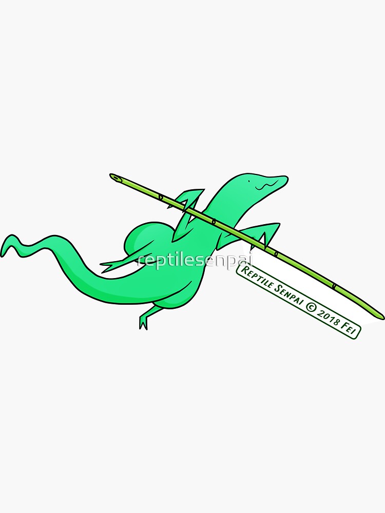 Thumbnail 3 of 3, Sticker, Reptile Senpai S03E01 designed and sold by reptilesenpai.