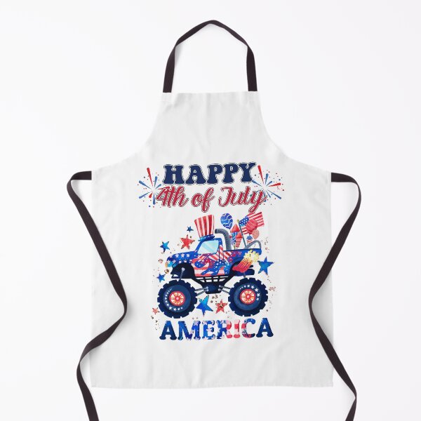 Item preview, Happy July 4th Monster Truck Toddler Boys USA American Flag designed and sold by R&BApparel.