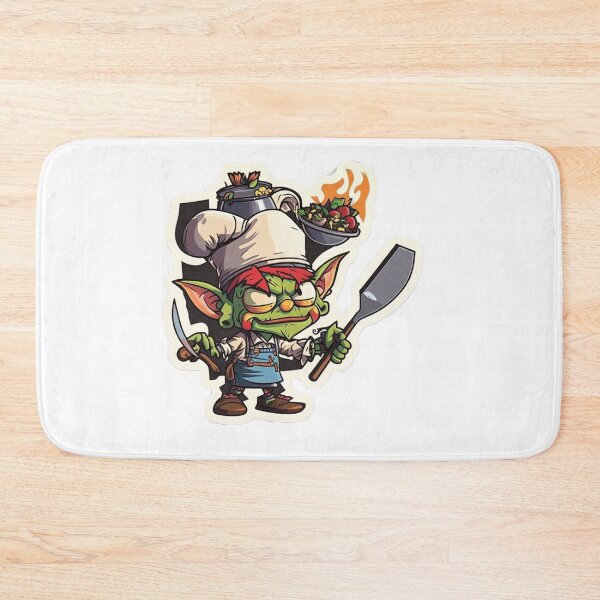 Item preview, Grumpy goblin chef designed and sold by Stickermagician.