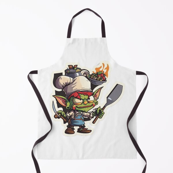 Item preview, Grumpy goblin chef designed and sold by Stickermagician.