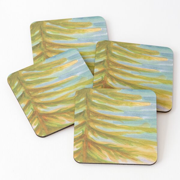Item preview, Green Gold Fir Tree designed and sold by Alexandria Levin.
