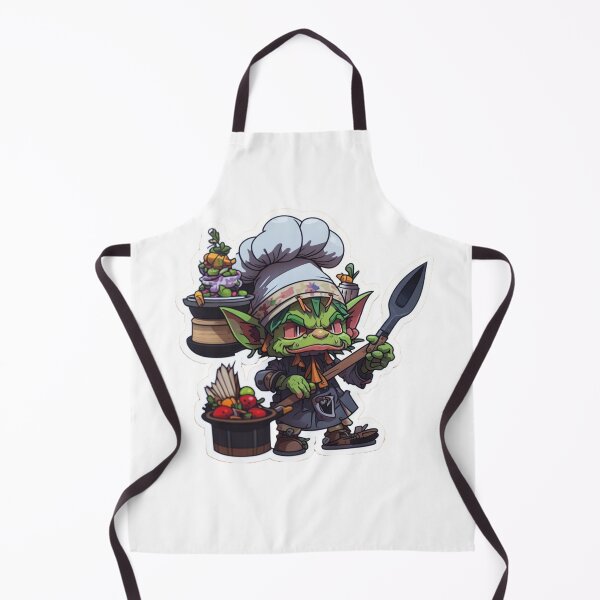 Item preview, Grumpy goblin chef designed and sold by Stickermagician.