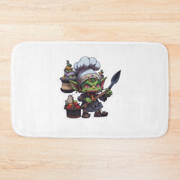 Item preview, Grumpy goblin chef designed and sold by Stickermagician.