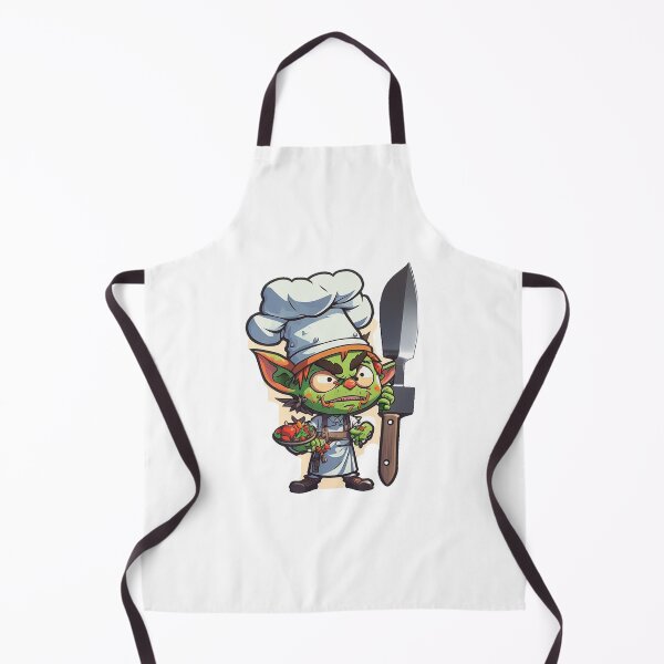 Item preview, Grumpy goblin chef designed and sold by Stickermagician.