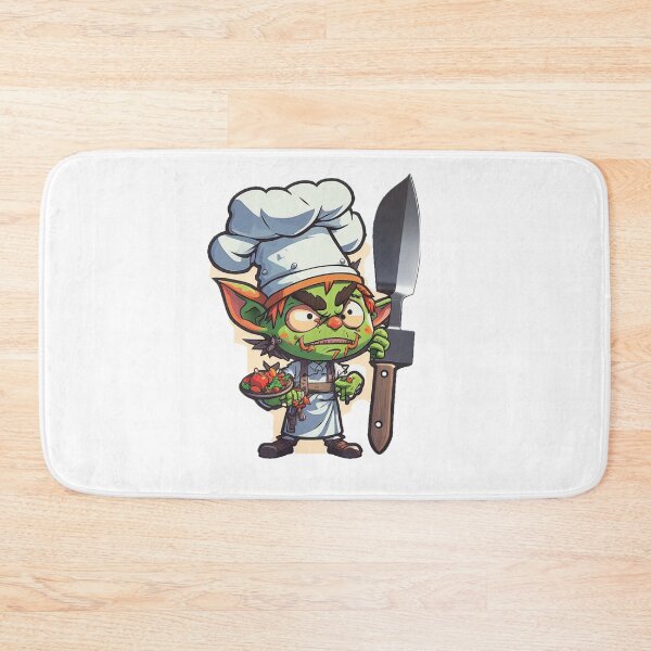 Item preview, Grumpy goblin chef designed and sold by Stickermagician.