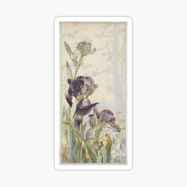 Vista previa del artículo con la obra «Henri Privat-Livemont, Iris», diseñado y vendido por NouveauEra.