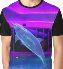 Translucent Dolphin Graphic T-Shirt