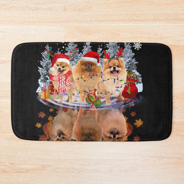 Item preview, Pomeranian Dog Reflection Mirror Christmas Tree Xmas  designed and sold by PhakapoHorton.