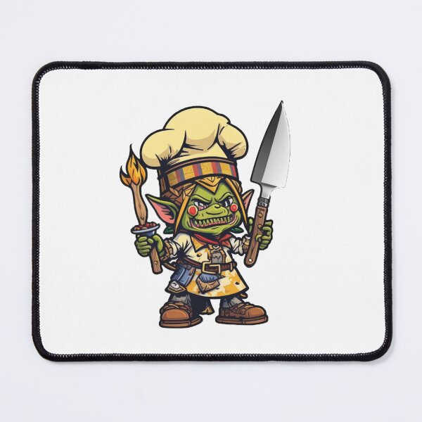 Item preview, Grumpy goblin chef designed and sold by Stickermagician.