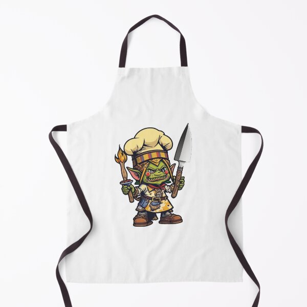Item preview, Grumpy goblin chef designed and sold by Stickermagician.