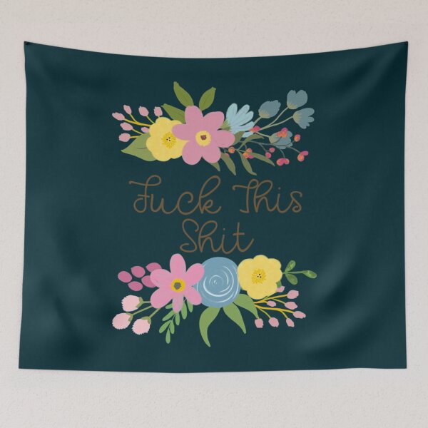Item preview, Fuck This Shit - Floral Sweary   designed and sold by JamyiahRaiz.