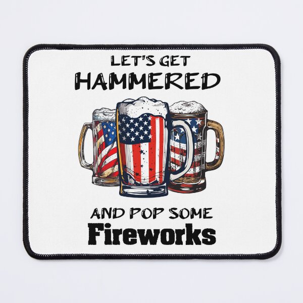 Item preview, Funny 4th Of July Let's Get Hammered Men Women Patriotic designed and sold by R&BApparel.