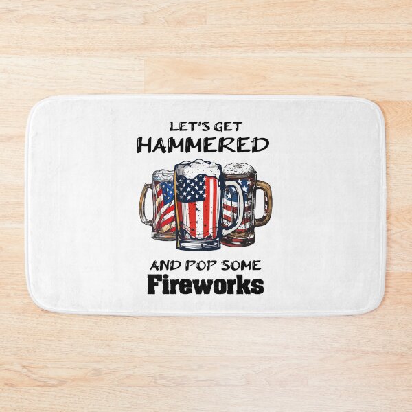 Item preview, Funny 4th Of July Let's Get Hammered Men Women Patriotic designed and sold by R&BApparel.