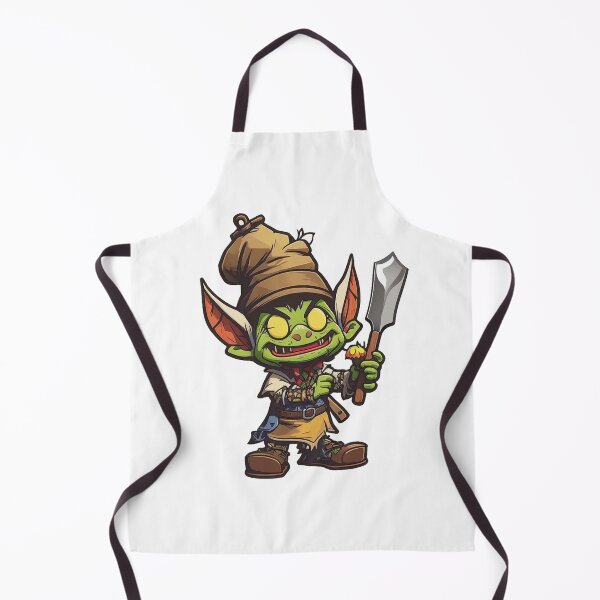Item preview, Grumpy goblin chef designed and sold by Stickermagician.