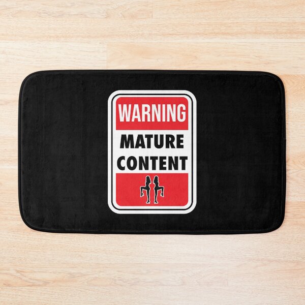 Item preview, Mature Content Sign   designed and sold by JamyiahRaiz.