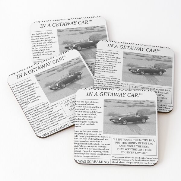 Item preview, Getaway Car Newspaper designed and sold by DerryGrown.