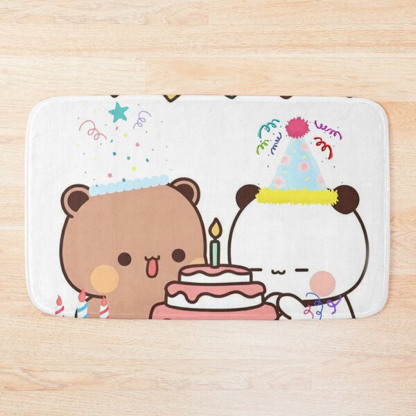 Item preview, Panda And Brownie Bear Happy New Year designed and sold by stephineClara.
