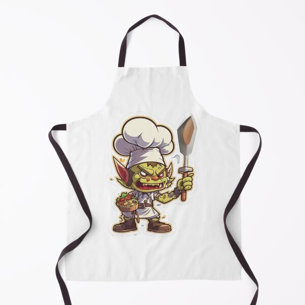 Item preview, Grumpy goblin chef designed and sold by Stickermagician.